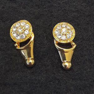 Park Lane Gold Tone and Crystal Earrings